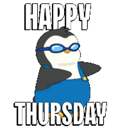 Penguin Thursday Sticker GIF