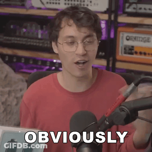 Penguin Top Hat Saying Obviously GIF