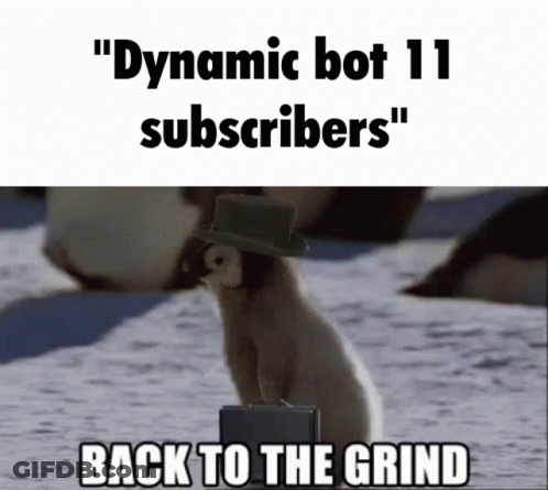 Penguin Top Hat Says Back To The Grind GIF