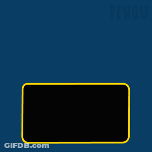 Penguin Wearing Darth Vader Helmet GIF