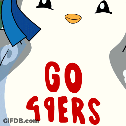 Penguin Wearing Go 49Ers Shirt GIF
