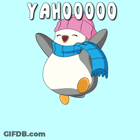 Penguin Wearing Hat And Scarf Yahoo GIF