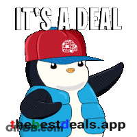 Penguin Wearing Hat Says Its A Deal GIF