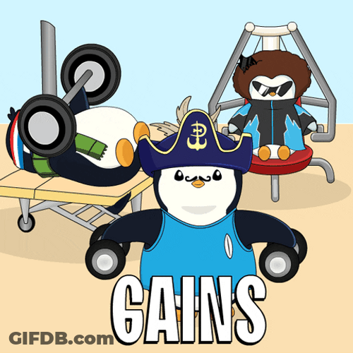 Penguins Gains Go To The Gym GIF
