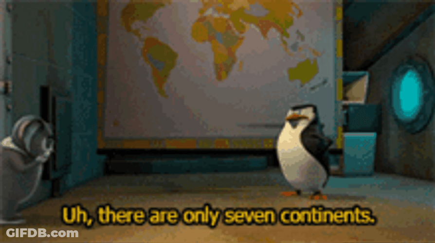 Penguins Of Madagascar Maurice Skipper Seven Continents GIF