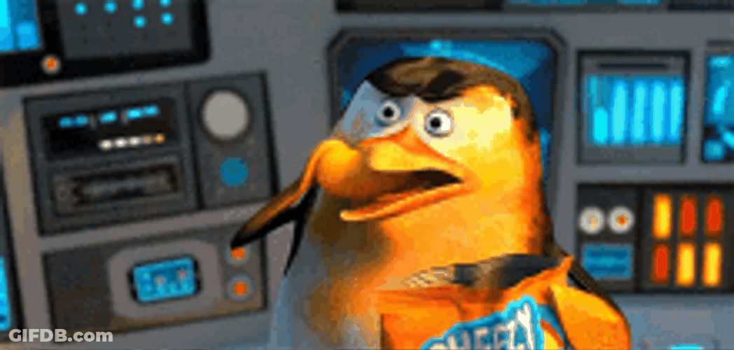 Penguins Of Madagascar Munching Working Junk Food GIF