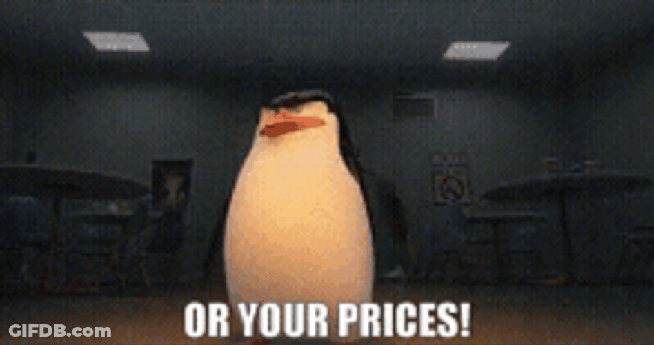 Penguins Of Madagascar Skipper Your Prices GIF