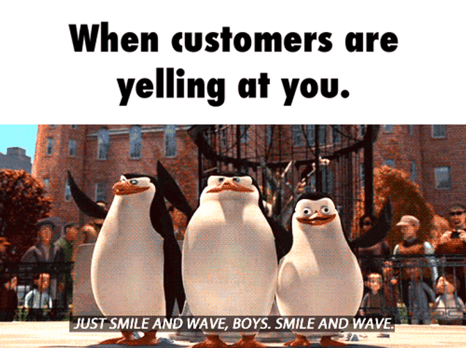 Penguins Of Madagascar Smile And Wave Meme GIF
