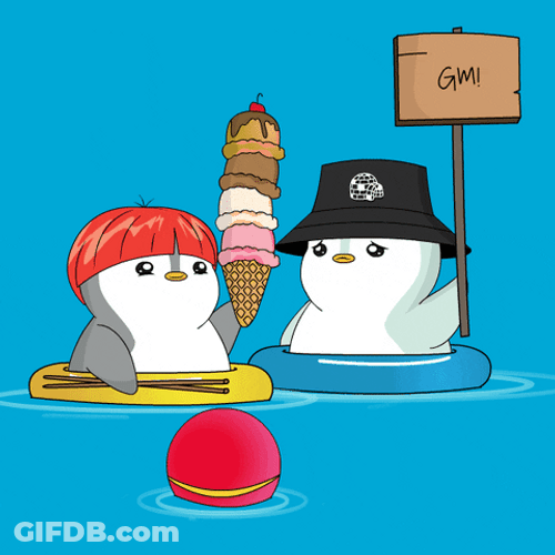 Penguins On The Floaties GIF