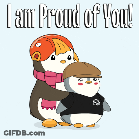 Penguins Saying I Am Proud Of You GIF