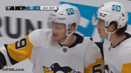 Penguins Vs Sharks Hockey Game GIF