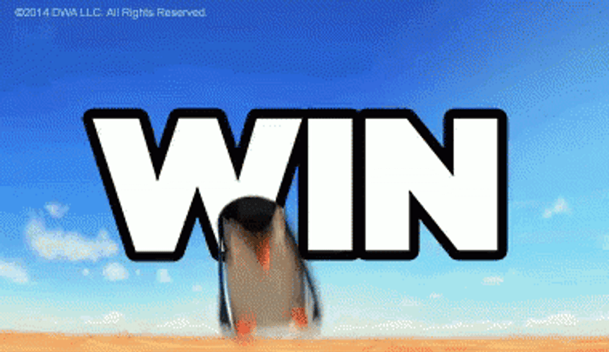 Penguins Win Jump GIF