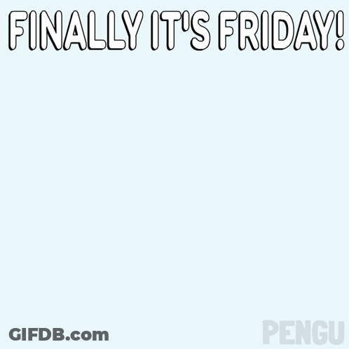 Penguins With Finally It's Friday GIF