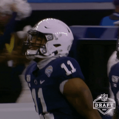 Penn State Micah Parsons Hyping Up Crowd GIF