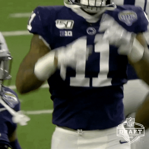 Penn State Micah Parsons Pretending To Take Photos GIF