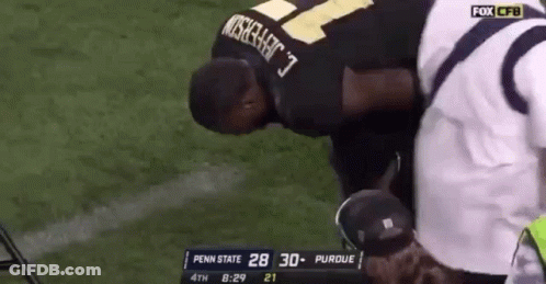 Penn State Vs Purdue Football Game At 8:29 GIF