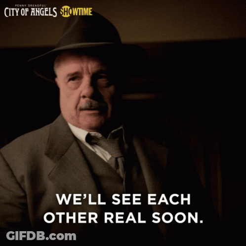 Penny Dreadful City Of Angels Showtime Poster With A Man In A Hat GIF