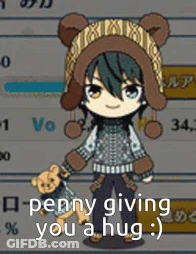 Penny Giving You A Hug GIF