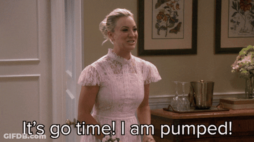 Penny Is Pumped It's Go Time GIF