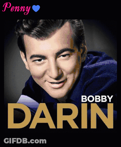 Penny Loves Bobby Darin With Poster GIF