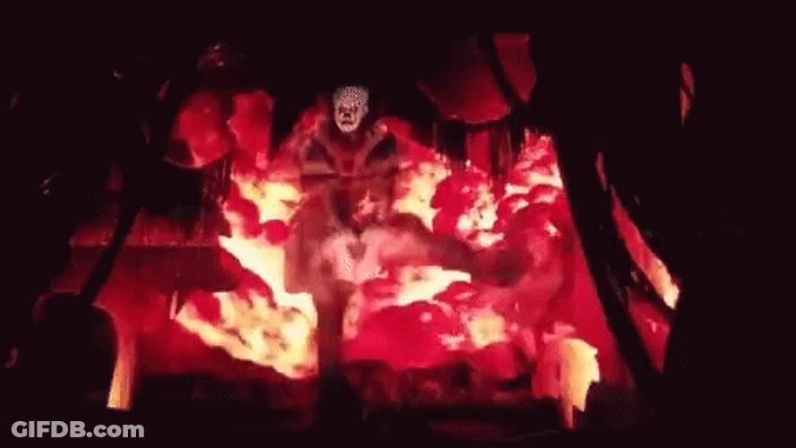 Pennywise Dancing Fiery Pit GIF