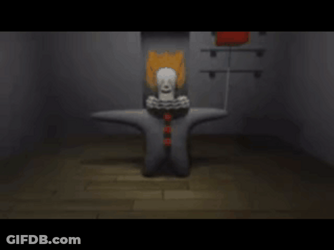 Pennywise Dancing Prison Cell Parody GIF