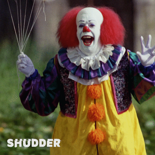 Pennywise Stephen King Laughing GIF
