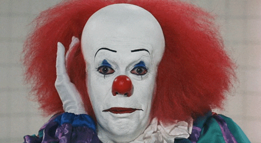 Pennywise Stephin King Waving GIF