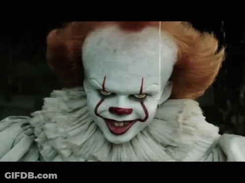 Pennywise The Clown Smiling At Camera GIF