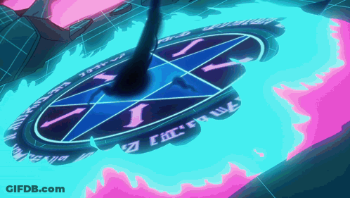Pentagram With Letters I Y And I GIF