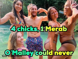 People 4 Chicks 1 Merab O'Malley Could Never GIF