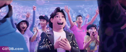 People Applauding In Stadium GIF