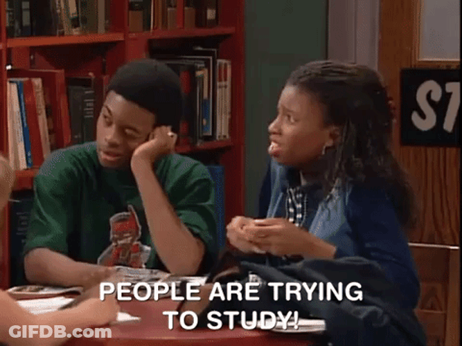 People Are Trying To Study GIF