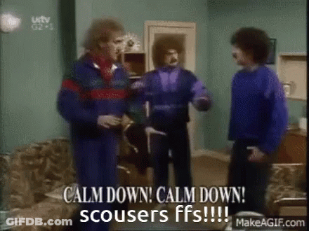 People Calm Down Calm Down Scousers FFS GIF