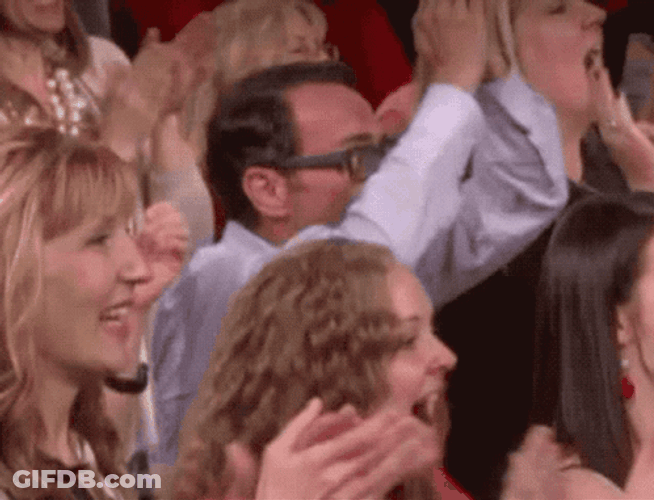 People Claps Of Excitement GIF
