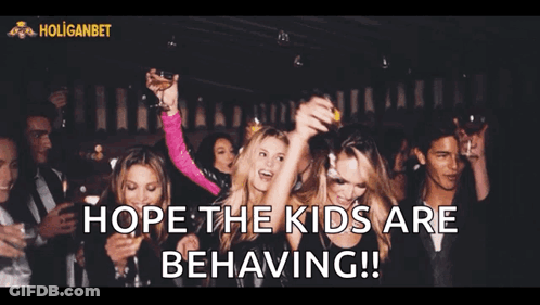 People Dancing At Party Hope Kids Are Behaving GIF