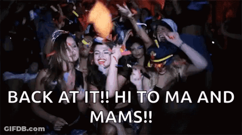People Dancing Back At It! Hi To Ma And Mams! GIF
