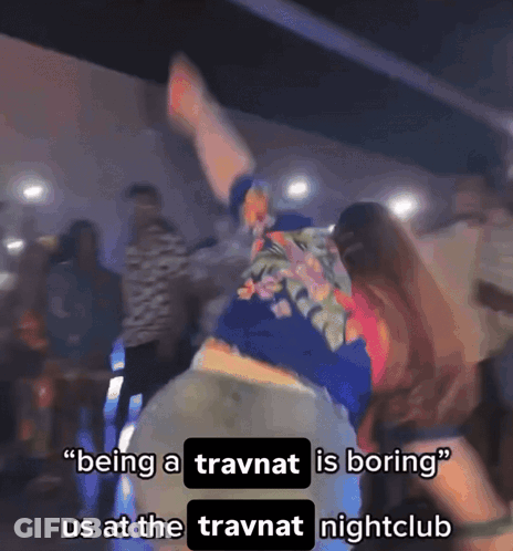 People Dancing Being A Travnat GIF
