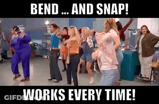 People Dancing Bend And Snap Works Every Time GIF