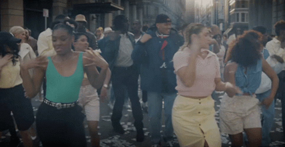 People Dancing Fluid Jive Street Dance GIF
