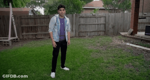 People Dancing In Front Of Building Saying Yo Adrian We Did It GIF