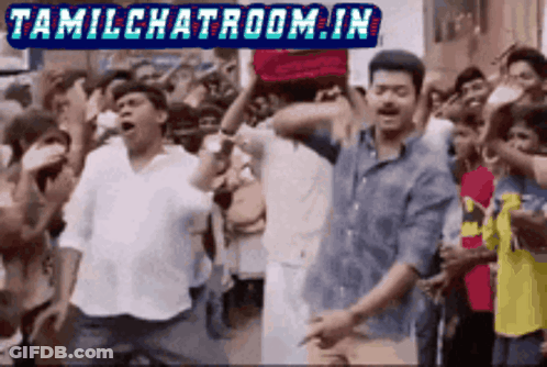 People Dancing In Front Of Tamilchatroom.in Sign GIF