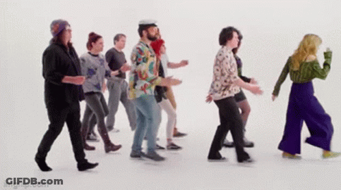 People Dancing In Line With Imgflip GIF