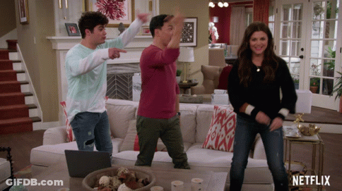 People Dancing In Living Room GIF
