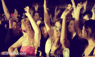 People Dancing In Park GIF