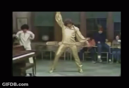 People Dancing In Room With Piano GIF