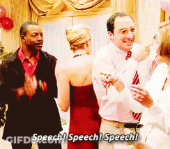 People Dancing Man Saying Speech GIF