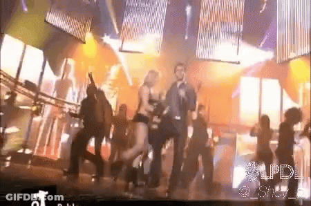 People Dancing On Stage In Club GIF
