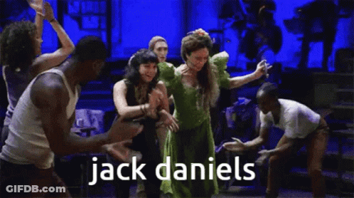 People Dancing On Stage With Jack Daniels GIF