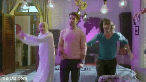 People Dancing Purple Light Nadashatra Nda GIF
